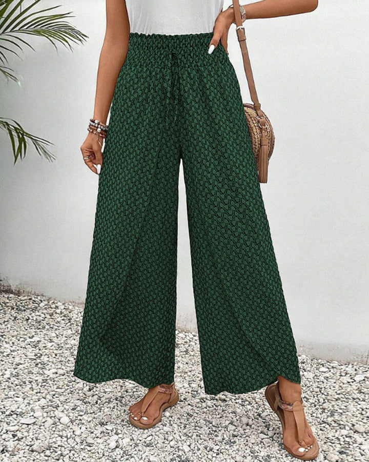 AVILA | CHIC GEOMETRIC WIDE-LEG PANTS