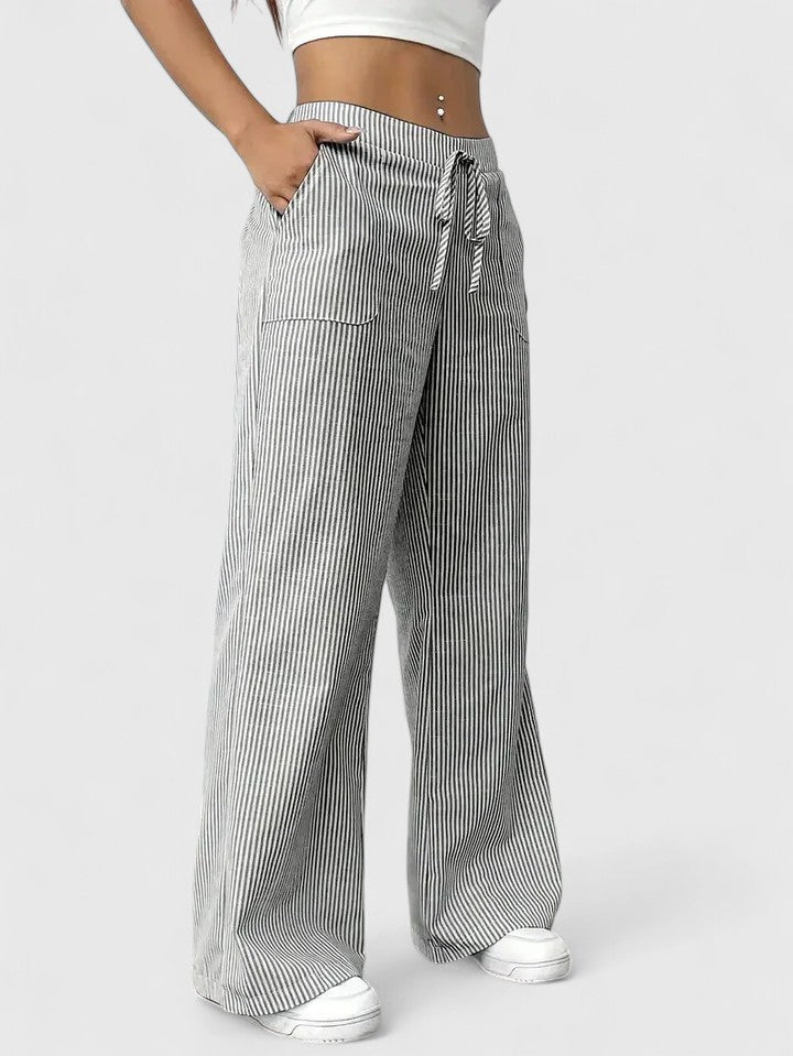 TATIENNE | ELEGANT RELAXED WIDE-LEG PANTS