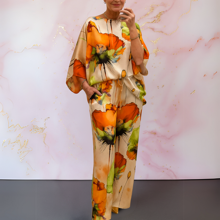 Monique | Satin Two-Piece Set