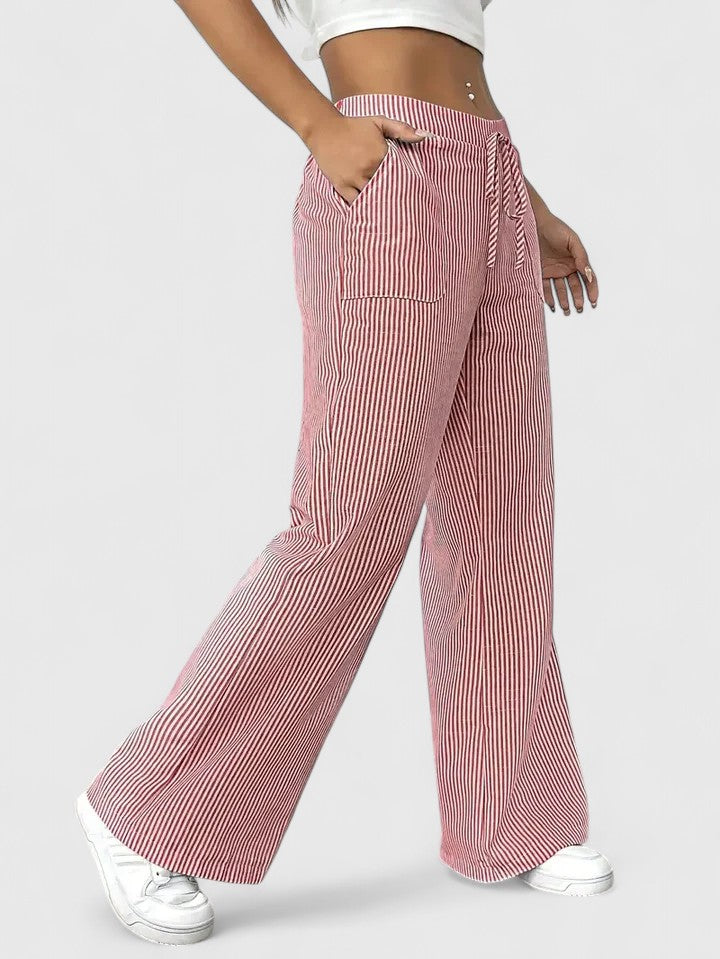 TATIENNE | ELEGANT RELAXED WIDE-LEG PANTS