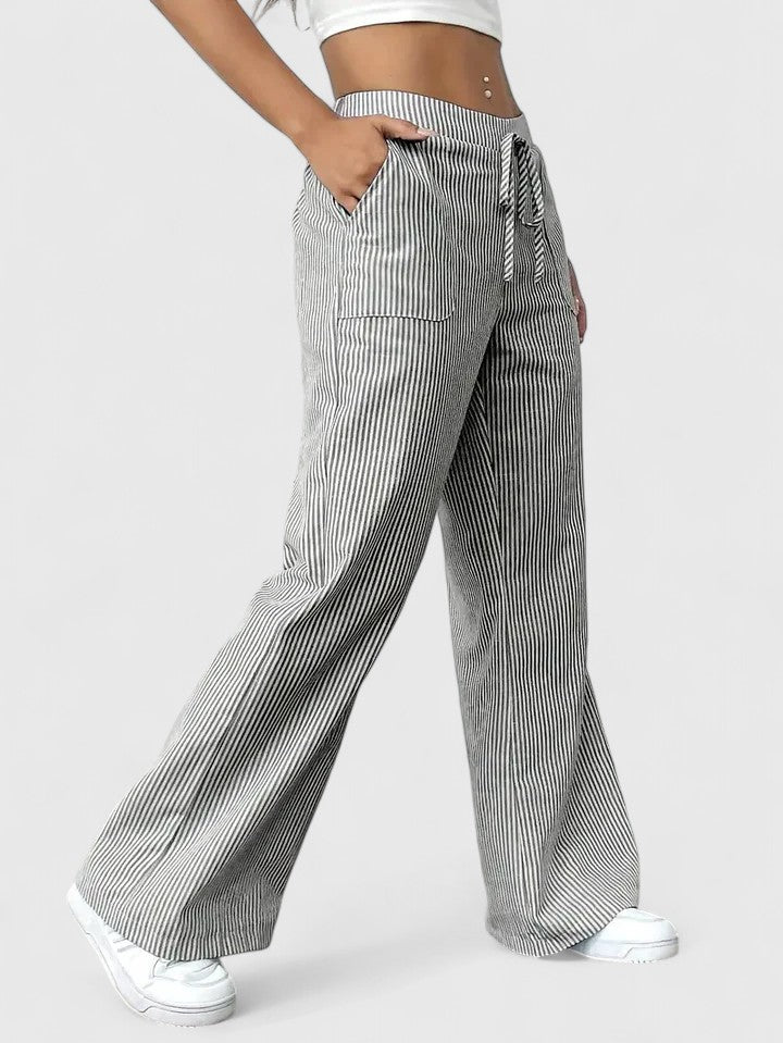 TATIENNE | ELEGANT RELAXED WIDE-LEG PANTS