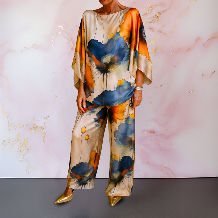 Monique | Satin Two-Piece Set