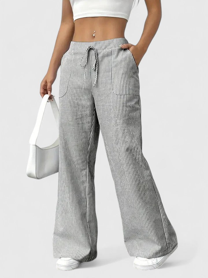 TATIENNE | ELEGANT RELAXED WIDE-LEG PANTS