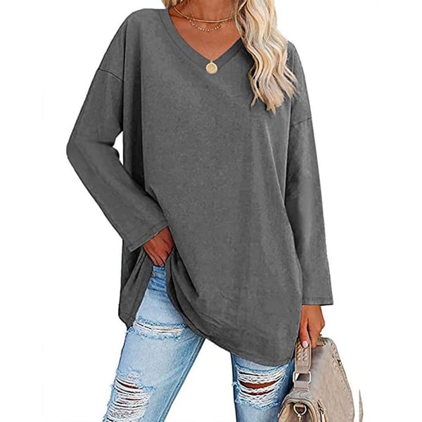 ERIN | COZY RELAXED LONG SLEEVE TOP WITH TUMMY COVERAGE